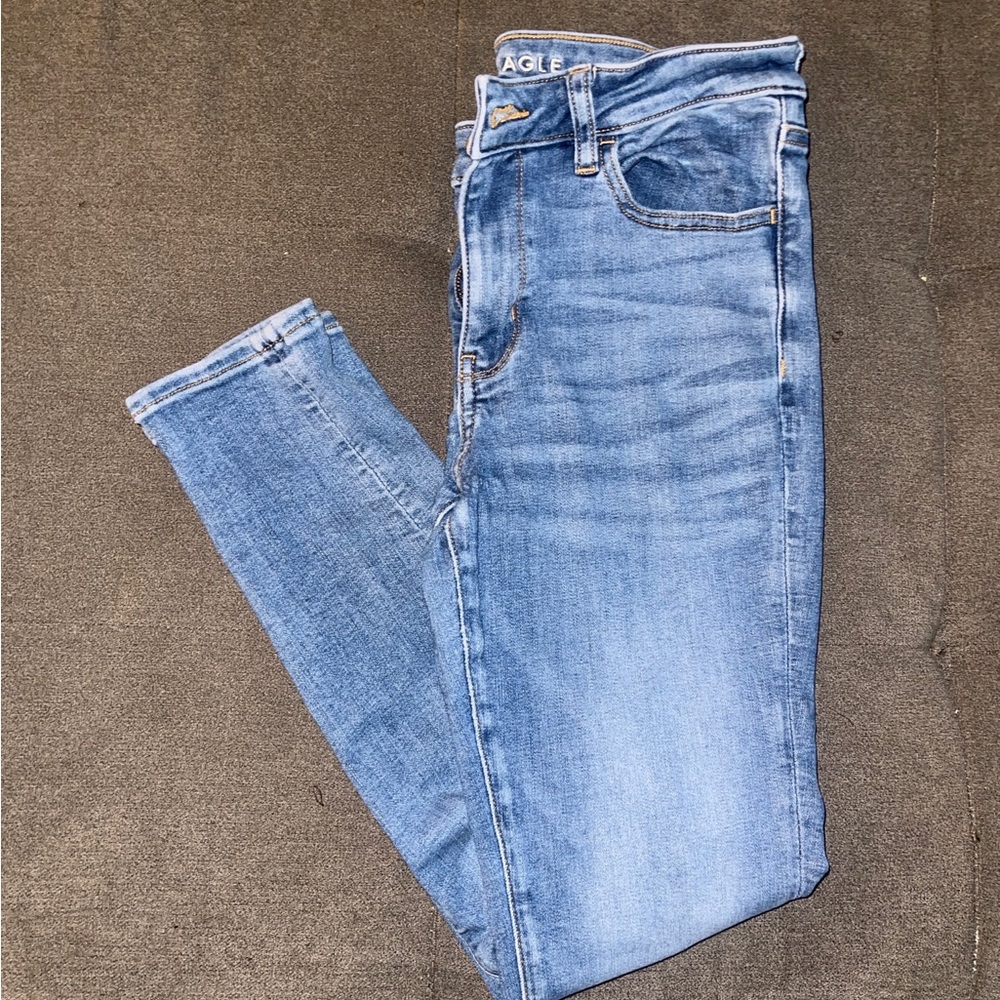 Size 8 AE Light Wash Denim Jeans